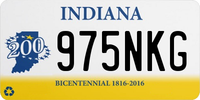 IN license plate 975NKG
