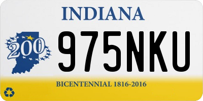 IN license plate 975NKU