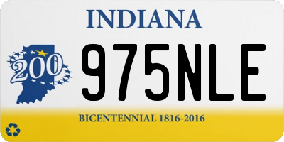 IN license plate 975NLE