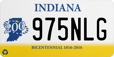 IN license plate 975NLG