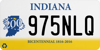 IN license plate 975NLQ