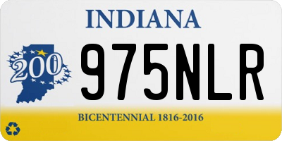 IN license plate 975NLR