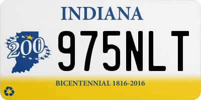 IN license plate 975NLT