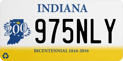 IN license plate 975NLY