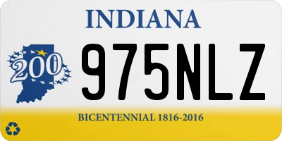 IN license plate 975NLZ