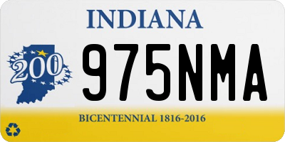 IN license plate 975NMA