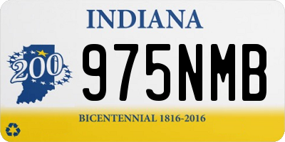 IN license plate 975NMB