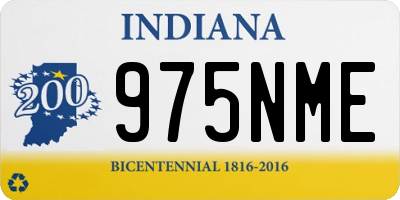 IN license plate 975NME