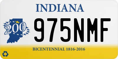 IN license plate 975NMF
