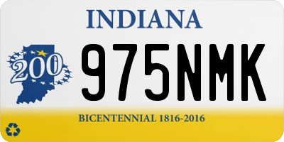 IN license plate 975NMK