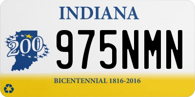 IN license plate 975NMN