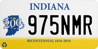 IN license plate 975NMR