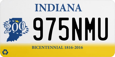 IN license plate 975NMU