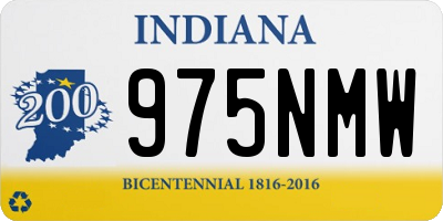 IN license plate 975NMW
