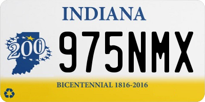 IN license plate 975NMX