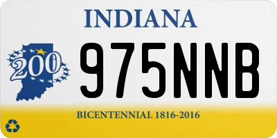 IN license plate 975NNB