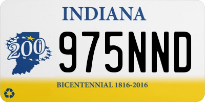 IN license plate 975NND