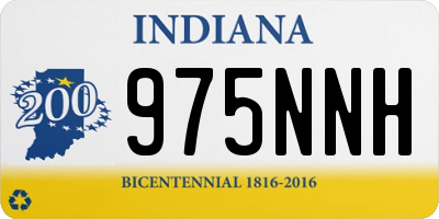 IN license plate 975NNH