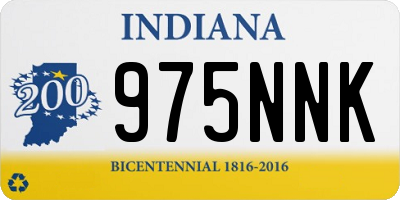 IN license plate 975NNK