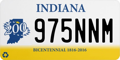 IN license plate 975NNM