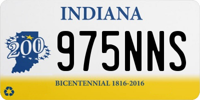 IN license plate 975NNS
