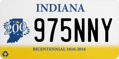 IN license plate 975NNY