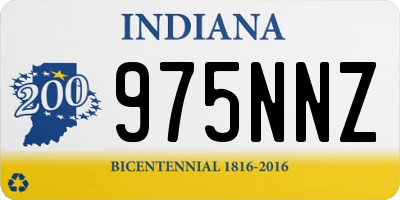 IN license plate 975NNZ