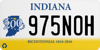 IN license plate 975NOH
