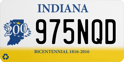 IN license plate 975NQD