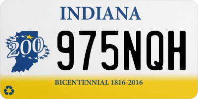 IN license plate 975NQH
