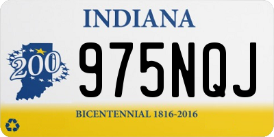 IN license plate 975NQJ