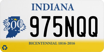IN license plate 975NQQ