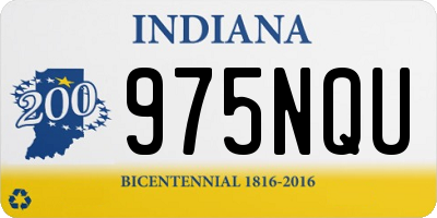 IN license plate 975NQU