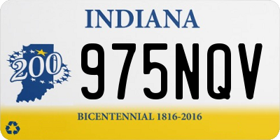 IN license plate 975NQV