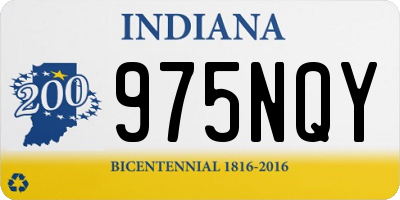 IN license plate 975NQY