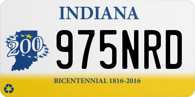 IN license plate 975NRD