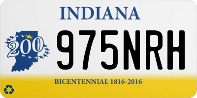 IN license plate 975NRH