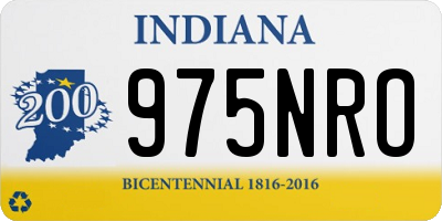IN license plate 975NRO