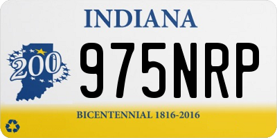 IN license plate 975NRP