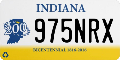 IN license plate 975NRX