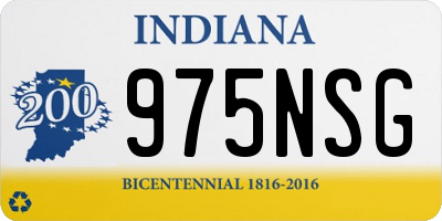 IN license plate 975NSG