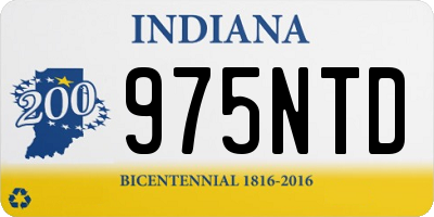 IN license plate 975NTD