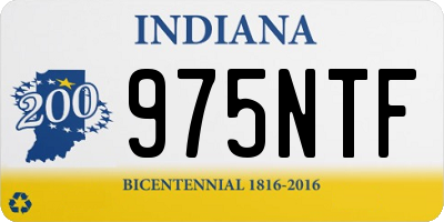 IN license plate 975NTF