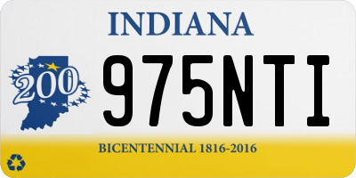 IN license plate 975NTI