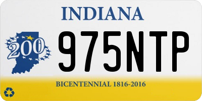IN license plate 975NTP
