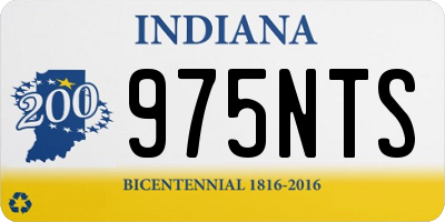 IN license plate 975NTS