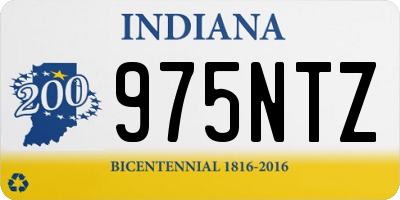 IN license plate 975NTZ
