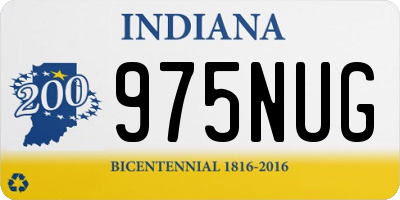 IN license plate 975NUG