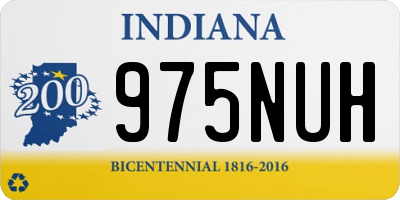 IN license plate 975NUH