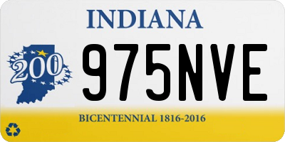 IN license plate 975NVE